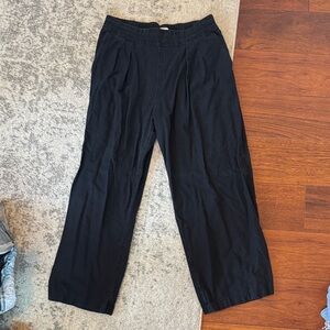 Abercrombie & Fitch Black linen  Pants
